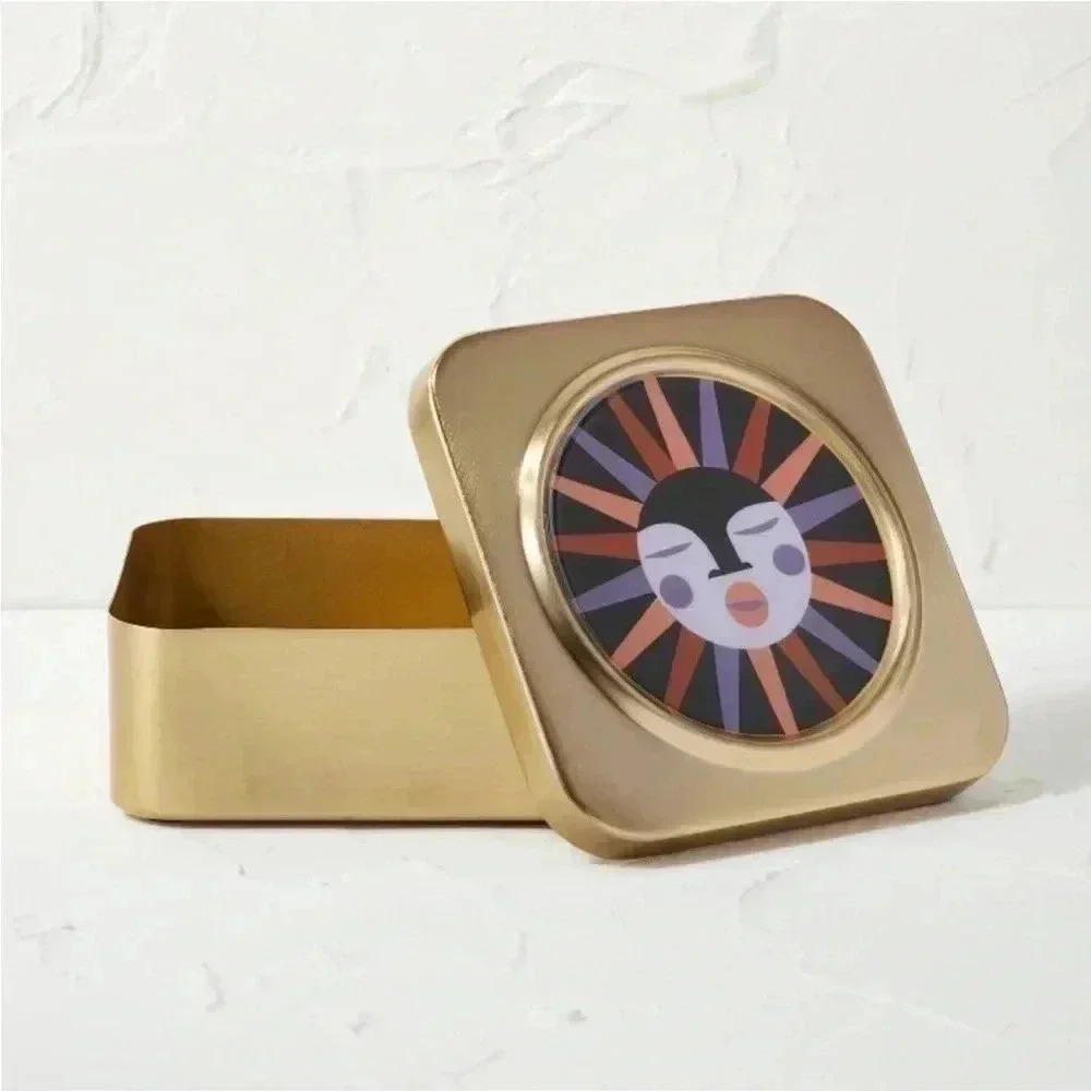 NWT OPALHOUSE SUN DECORATIVE TIN‎ BOX